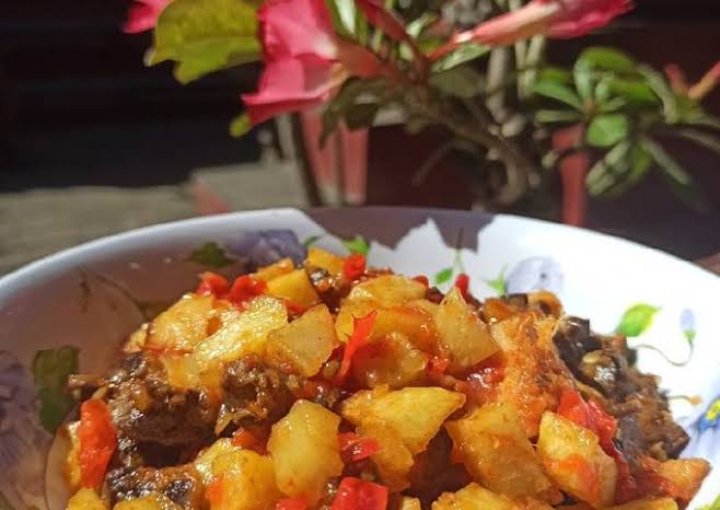 طريقة عمل  القوانص بالبطاطس