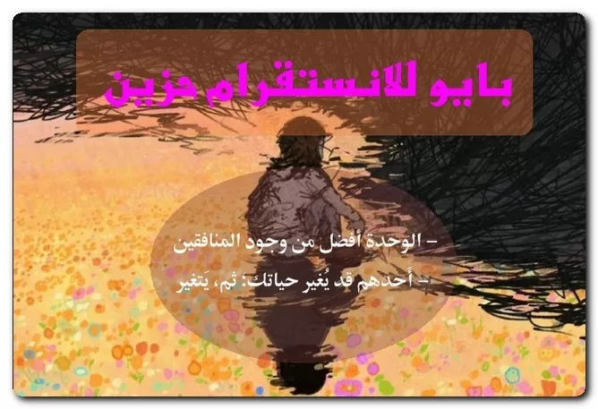 بايو للانستقرام حزين