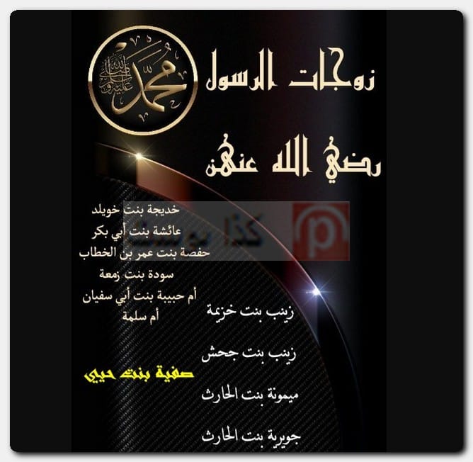 عدد زوجات الرسول صحيح البخاري