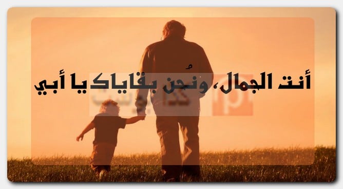 أجمل ما قيل عن الأب حالات واتس أب