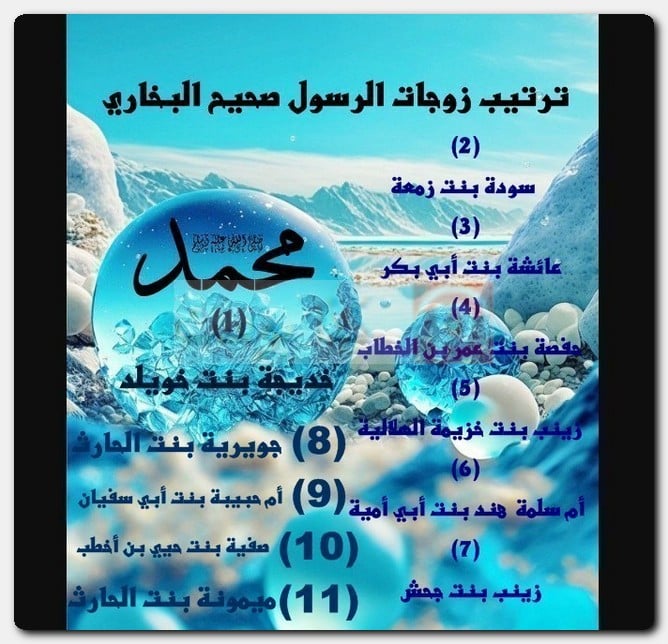 عدد زوجات الرسول صحيح البخاري